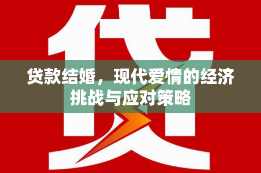 东宝贷款结婚，现代爱情的经济挑战与应对策略