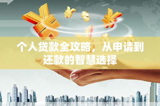 东宝个人贷款全攻略，从申请到还款的智慧选择
