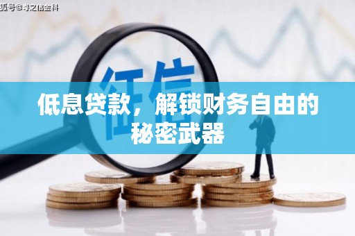 东宝低息贷款，解锁财务自由的秘密武器
