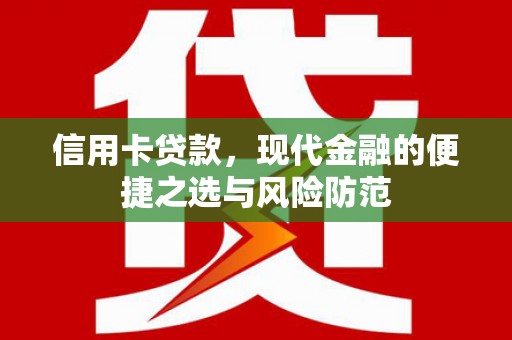 东宝信用卡贷款，现代金融的便捷之选与风险防范