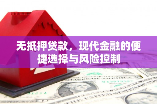东宝无抵押贷款，现代金融的便捷选择与风险控制