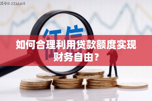 东宝如何合理利用贷款额度实现财务自由？