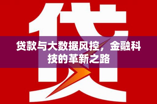 东宝贷款与大数据风控，金融科技的革新之路