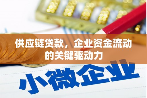 东宝供应链贷款，企业资金流动的关键驱动力