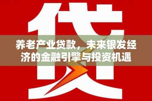 东宝养老产业贷款，未来银发经济的金融引擎与投资机遇
