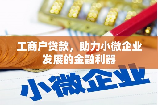 东宝工商户贷款，助力小微企业发展的金融利器