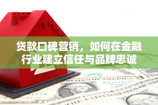 东宝贷款口碑营销，如何在金融行业建立信任与品牌忠诚