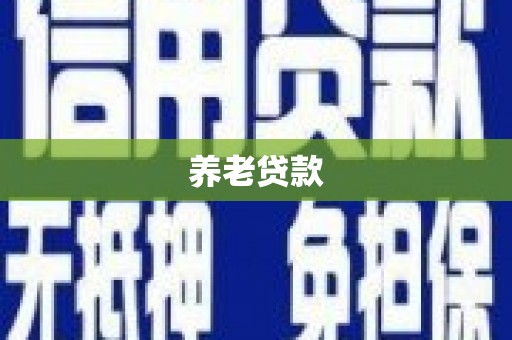东宝养老贷款