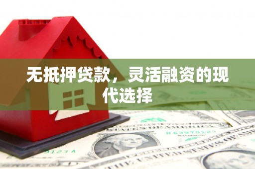 东宝无抵押贷款，灵活融资的现代选择