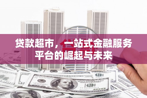 东宝贷款超市，一站式金融服务平台的崛起与未来