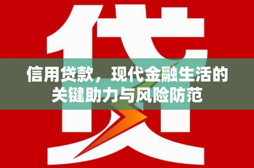 东宝信用贷款，现代金融生活的关键助力与风险防范