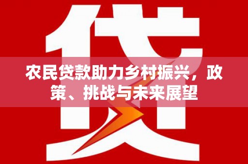 东宝农民贷款助力乡村振兴，政策、挑战与未来展望