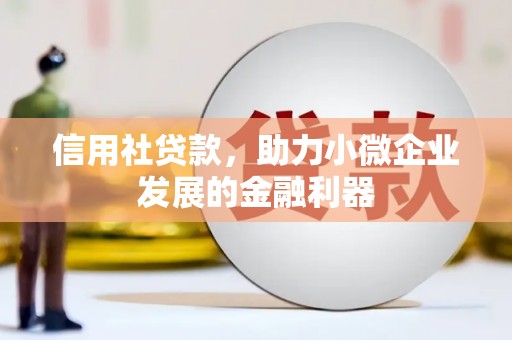 东宝信用社贷款，助力小微企业发展的金融利器