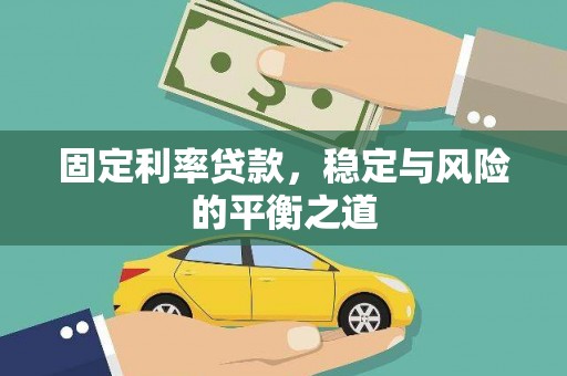 东宝固定利率贷款，稳定与风险的平衡之道