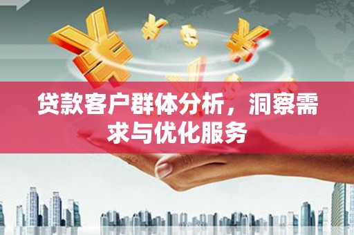 东宝贷款客户群体分析，洞察需求与优化服务